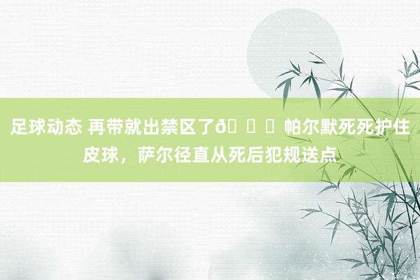 足球动态 再带就出禁区了😂帕尔默死死护住皮球，萨尔径直从死后犯规送点