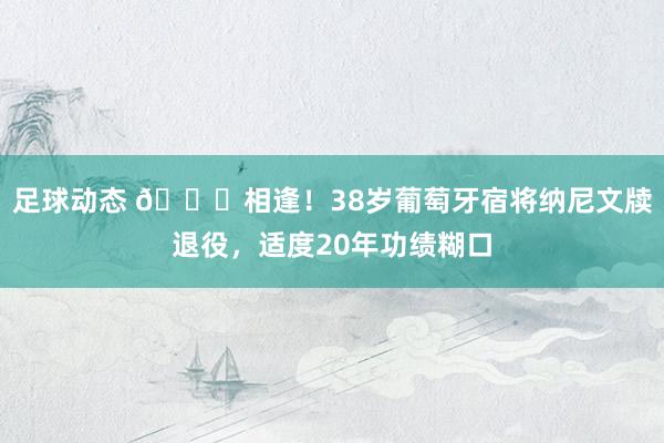 足球动态 👋相逢！38岁葡萄牙宿将纳尼文牍退役，适度20年功绩糊口