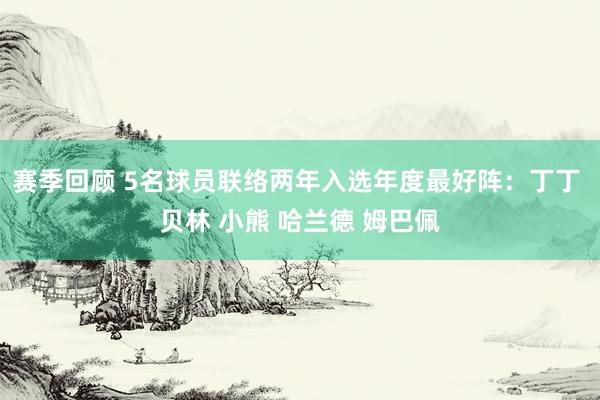 赛季回顾 5名球员联络两年入选年度最好阵：丁丁 贝林 小熊 哈兰德 姆巴佩